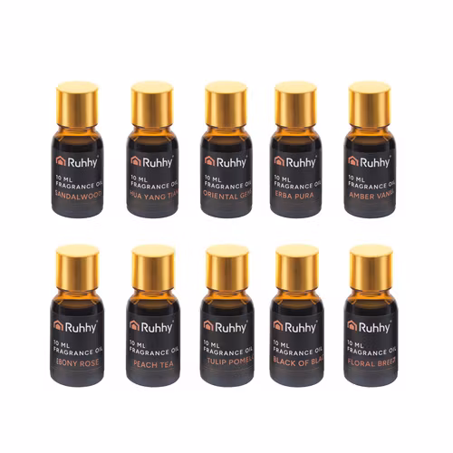 Doftolja Set 10x10 ml – Aromoljor för Diffusor & Aromaterapi
