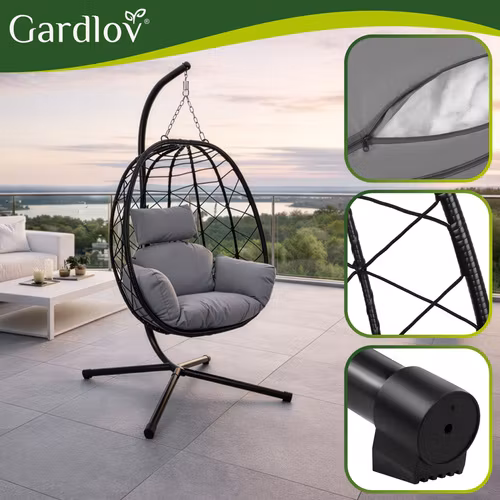 Hängstol Cocoon med stativ 150 kg – Gardlov | Bekväm hänggunga