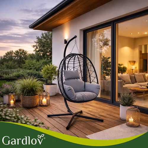 Hängstol Cocoon med stativ 150 kg – Gardlov | Bekväm hänggunga