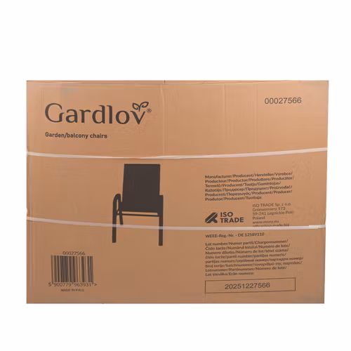 Trädgårdsstolsset – 4 delar Gardlov