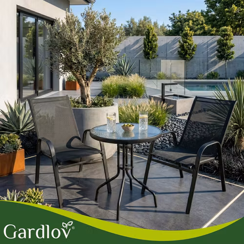 Trädgårdsstolsset 2 delar – Gardlov | Balkongmöbler