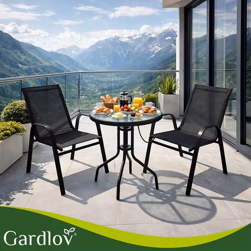 Trädgårdsstolsset 2 delar – Gardlov | Balkongmöbler