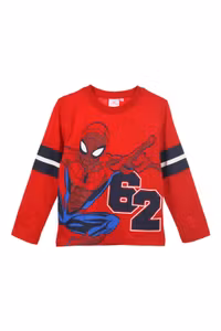 Spiderman Röd barntröja, topp 3 - 8 år / 98 - 128 cm