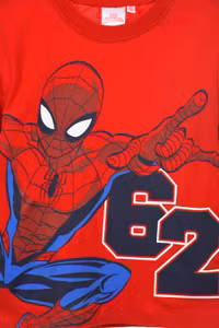Spiderman Röd barntröja, topp 3 - 8 år / 98 - 128 cm