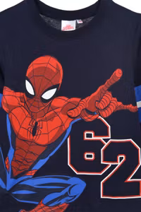 Spiderman Marinblå långärmad barntröja, 3 - 8 år / 98 - 128 cm