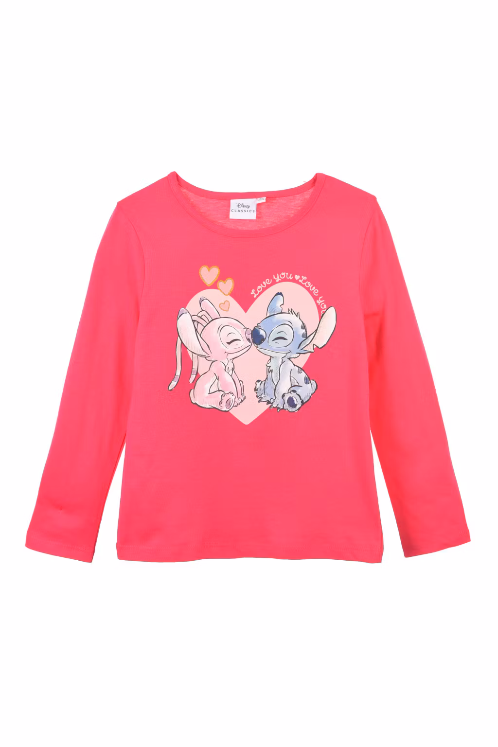 Disney Lilo and Stitch Love barn långärmad t-shirt, topp 3 - 8 år / 98 - 128 cm