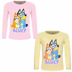 2 st. Bluey Hug barntröja, topp 2 - 6 år / 92 - 116 cm
