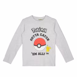 2 st - Pokémon barntröja med lång ärm 6-12 år