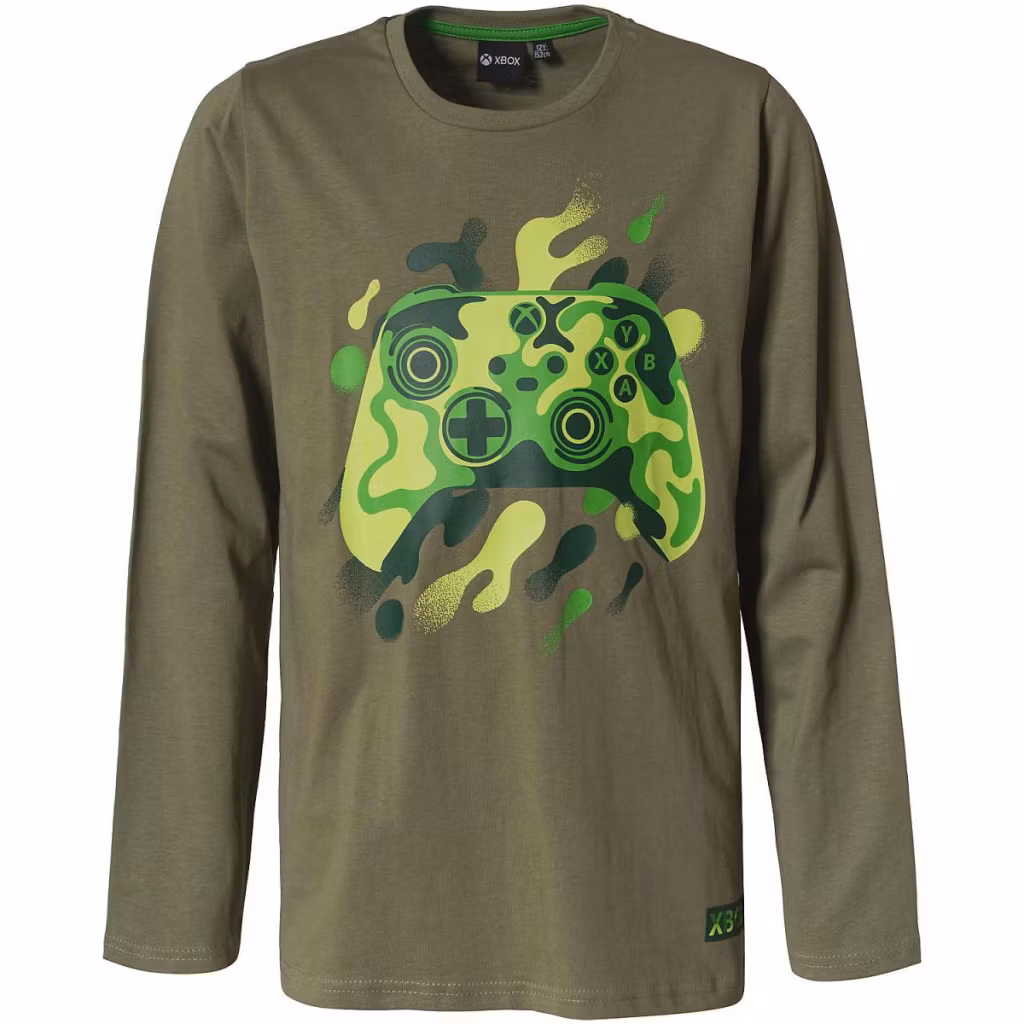 2 st - Xbox barn långärmad t-shirt, topp 6-12 år