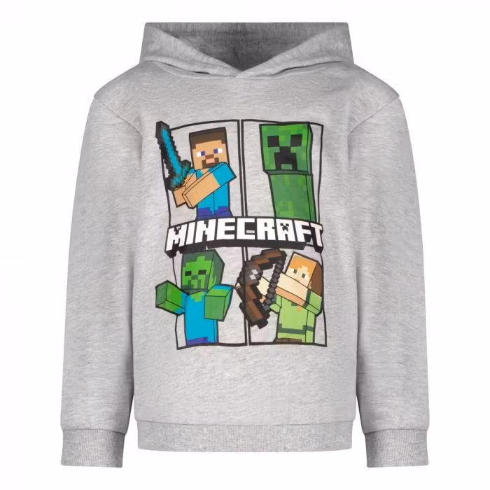 Minecraft barnhoodie flerfärgad 6–12 år (116–152 cm)