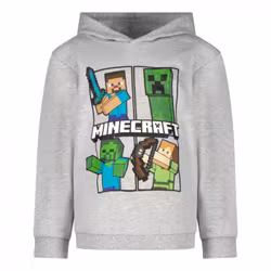 Minecraft barnhoodie flerfärgad 6–12 år (116–152 cm)
