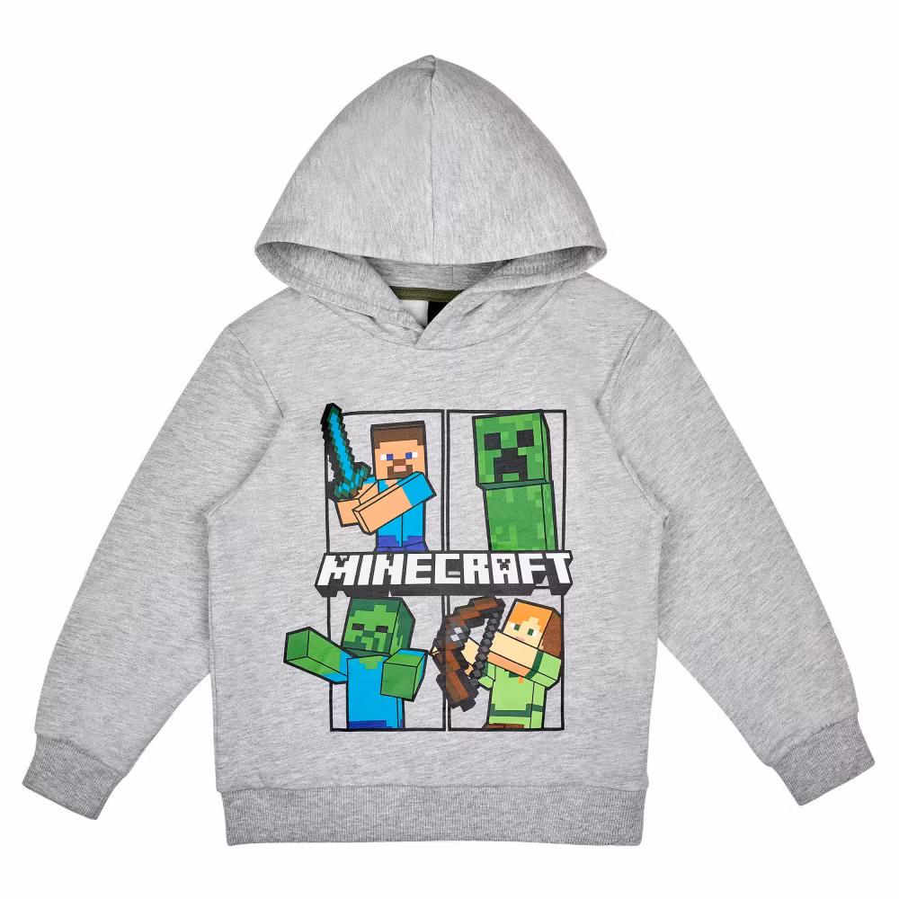 Minecraft barnhoodie flerfärgad 6–12 år (116–152 cm)