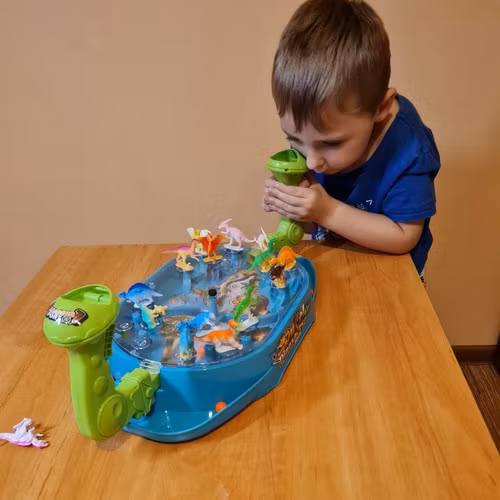 Dinosauriespel för barn – Arkadspel 2 spelare utan batteri