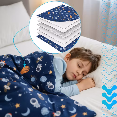 Tyngdtäcke Barn 4 kg 100x150 cm – Sensoriskt Täcke Isomedix