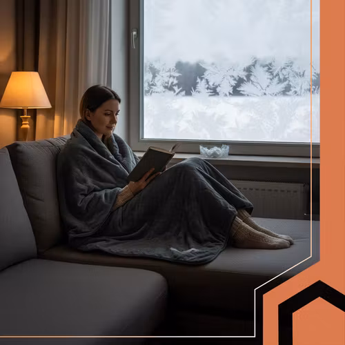 Elektrisk filt 180 × 130 cm – RUHHY värmefilt med 6 lägen