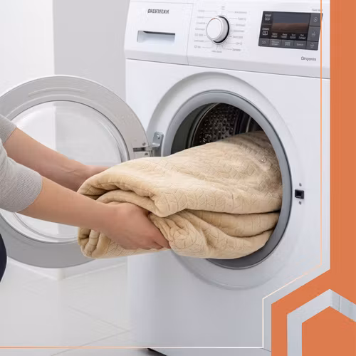 Elektrisk filt 180 × 130 cm – RUHHY med 10 värmelägen & timer-Beige