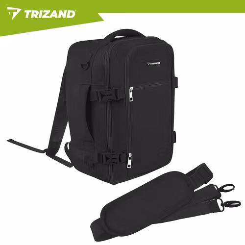 Reseryggsäck 40x25x20 cm 20L – Kabinväska Ryanair 2-i-1 Trizand