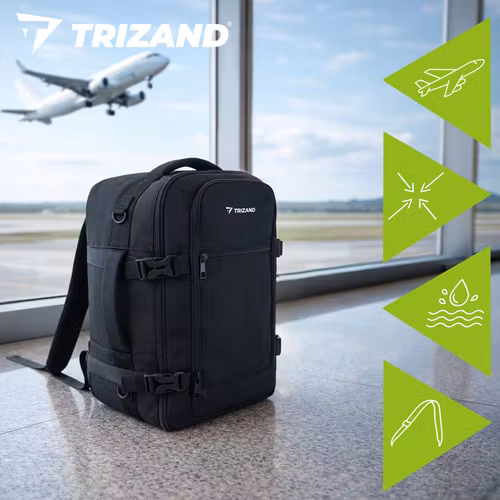 Reseryggsäck 40x25x20 cm 20L – Kabinväska Ryanair 2-i-1 Trizand