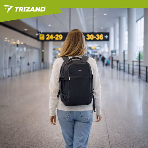 Reseryggsäck 40x25x20 cm 20L – Kabinväska Ryanair 2-i-1 Trizand