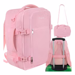 Trizand Reseryggsäck 40 × 25 × 20 cm – 20L (Rosa, 2-i-1)