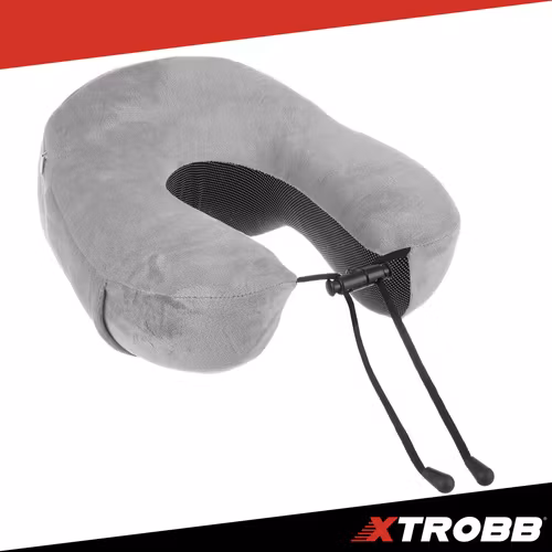 Resekudde Nacke 4-i-1 – Memory Foam Flygkudde XTROBB