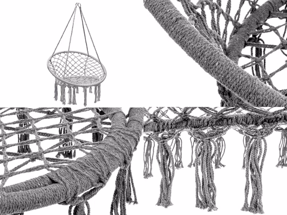 Hängstol Storkbo 80 cm – Boho hängande fåtölj för hem & trädgård