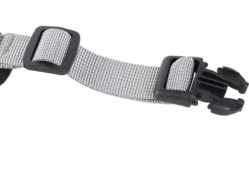 Hundsele XL Tryckfri – Justerbar Sele med Koppel Grå