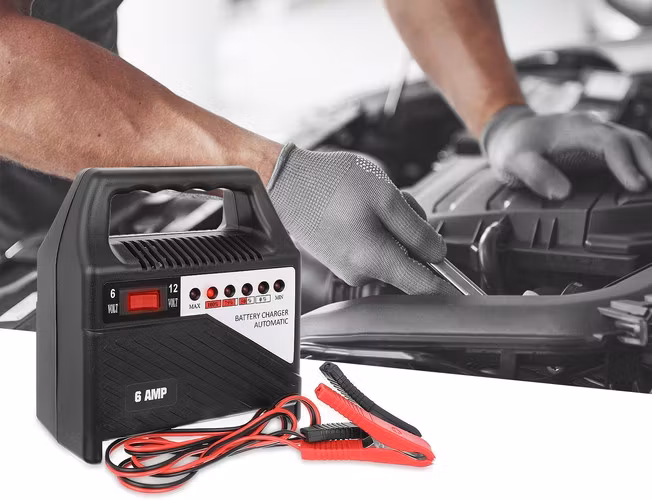 Batteriladdare 6V 12V 6A XTROBB – Kompakt & Effektiv