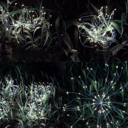 Solcellslampor Maskros LED 2-pack – Trädgårdsbelysning