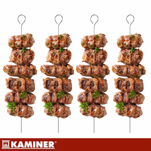 Grillset 9 delar i väska – Rostfritt stål KAMINER