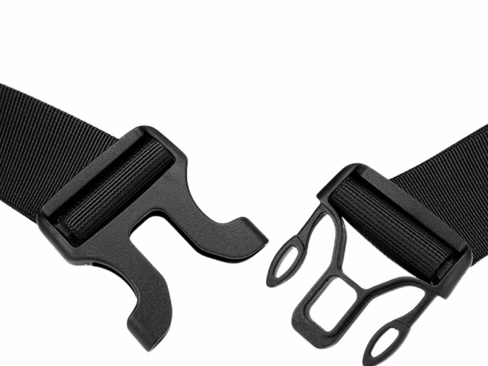 Herr njurväska höftväska bältesväska justerbar sportväska svart