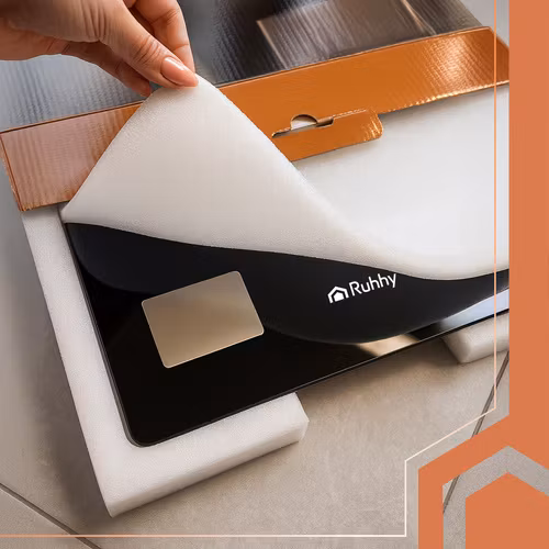 LCD-badrumsvåg - analytisk svart