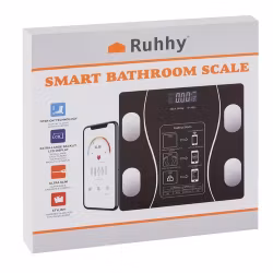 SMART BADEVÆRELSESVÆGT MAX 180 KG - LCD analytisk badevægt
