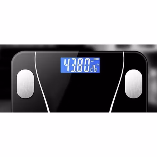 SMART BADRUMSVÅG MAX 180 KG  -LCD-analytisk badrumsvåg