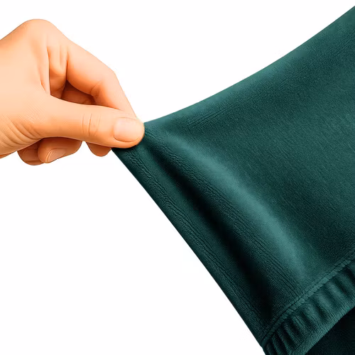 Sofföverdrag Hörnsoffa 190–230 cm Mörkgrön Sammet | RUHHY