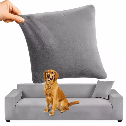 Sofföverdrag Hörnsoffa 190–230 cm Mörkgrå Sammet | RUHHY