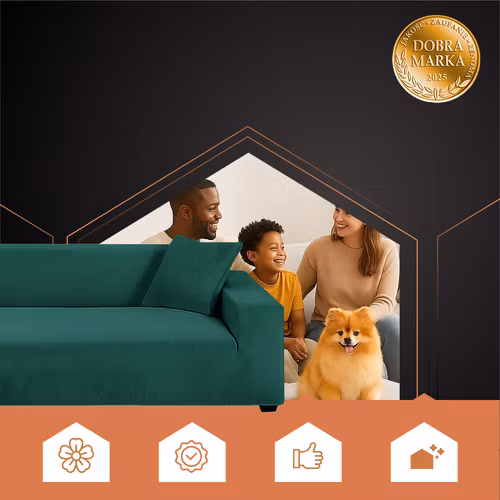 Sofföverdrag Hörnsoffa 145–185 cm Mörkgrön Sammet | Elastiskt RUHHY Överdrag