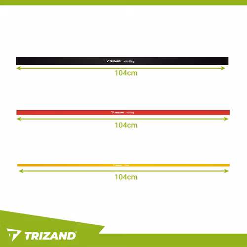 Träningsband Set – 3 Motståndsnivåer + Dörrfäste & Träningsprogram