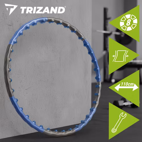 Hula Hoop 110 cm för Viktminskning – Massagering med 80 Piggar