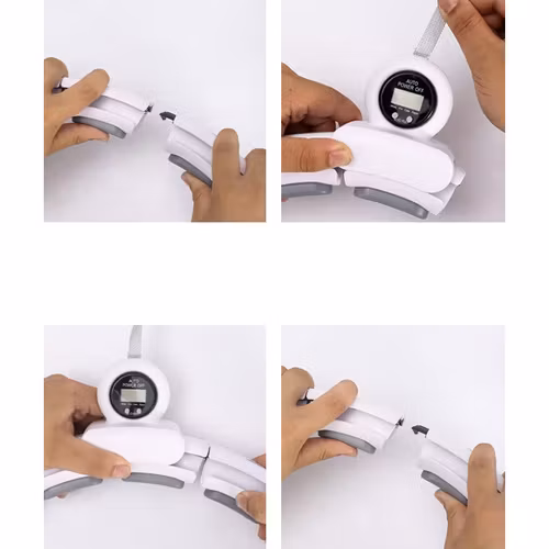 Smart Hula Hoop med Räknare & Vikt – Justerbar 75–109 cm