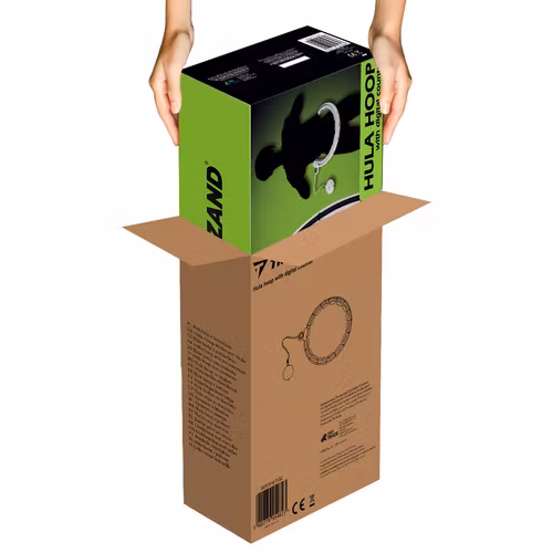 Smart Hula Hoop med Räknare & Vikt – Justerbar 75–109 cm