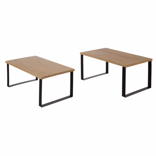 Bambu kryddhylla 2-pack – stapelbar köksförvaring i naturdesign