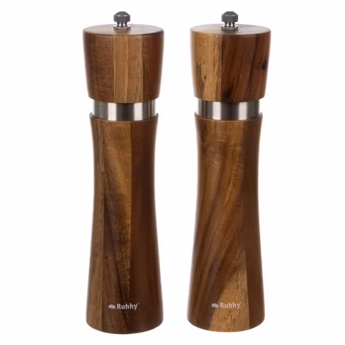 Salt- & Pepparkvarn i Trä – Set med 2 st