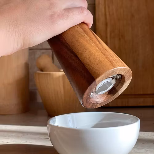 Salt- & Pepparkvarn i Trä – Set med 2 st