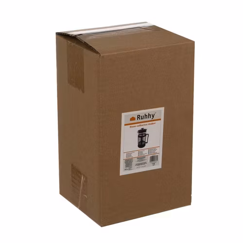 Kaffebryggare & Tebryggare Ruhhy 1L – Presskanna i Glas