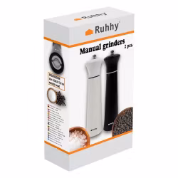 Manuell Kryddkvarn 2-pack Ruhhy