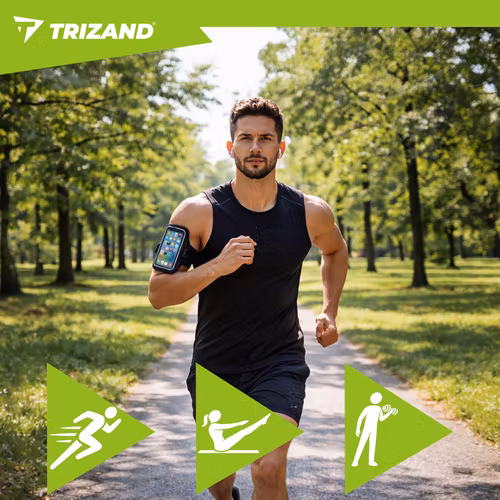 Löpararmband Mobil TRIZAND – Vattentåligt upp till 7”