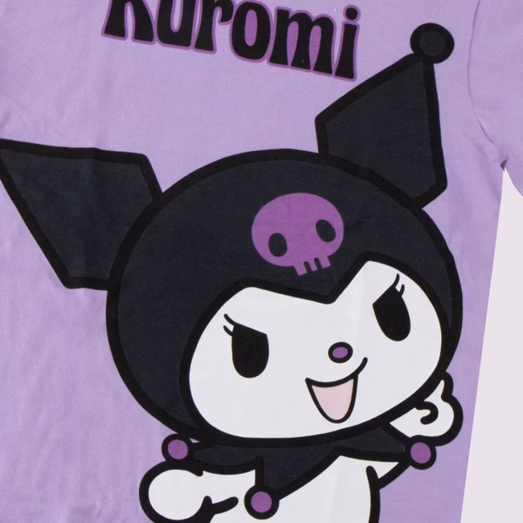 Hello Kitty Kuromi T-shirt Barn Lila – 116–152 cm