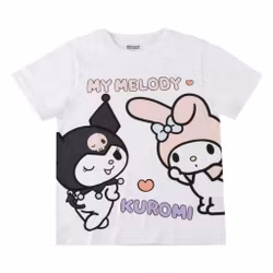 Hello Kitty My Melody T-shirt Barn Vit – 116–152 cm