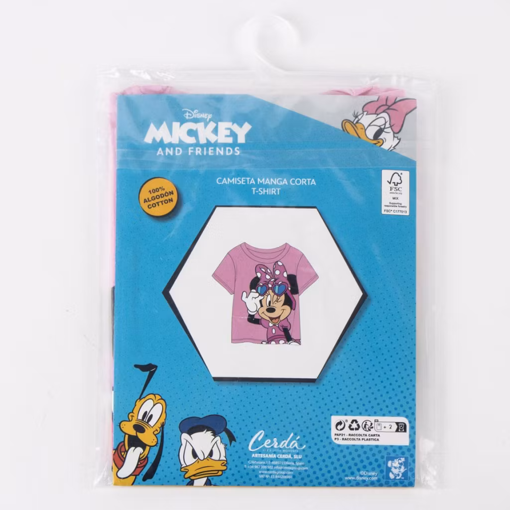 Dora & Minnie T-shirt Barn Rosa – 98–116 cm